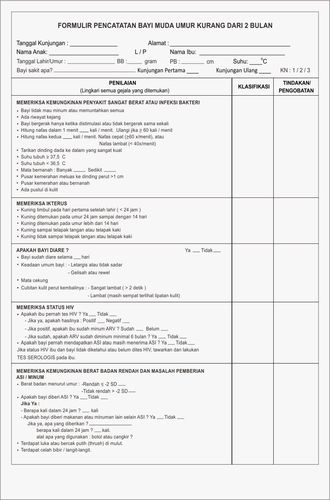 Form Pemeriksaan MTBS Pus. Ngemplak II