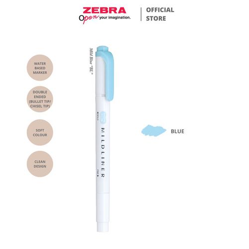 ZEBRA MILDLINER - CYAN
