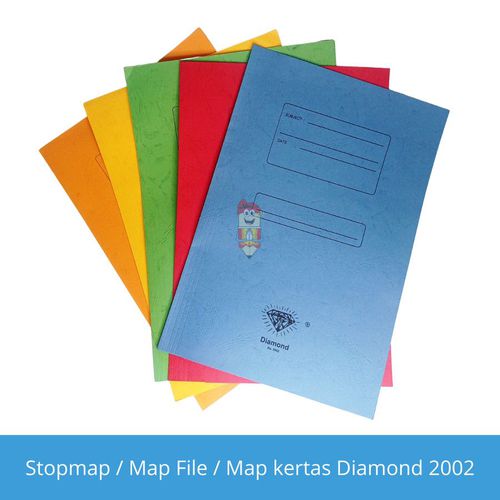 Stopmap / Map File / Map kertas Diamond 2002 - Kuning Tua