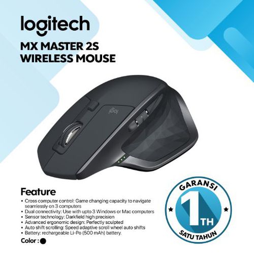 Mouse Logitech MX Master 2s Wireless Mouse