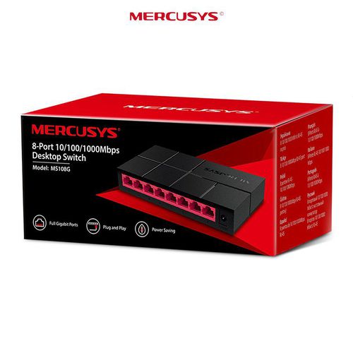 Desktop Switch 8-Port 10/100/1000Mbps HUB Switch