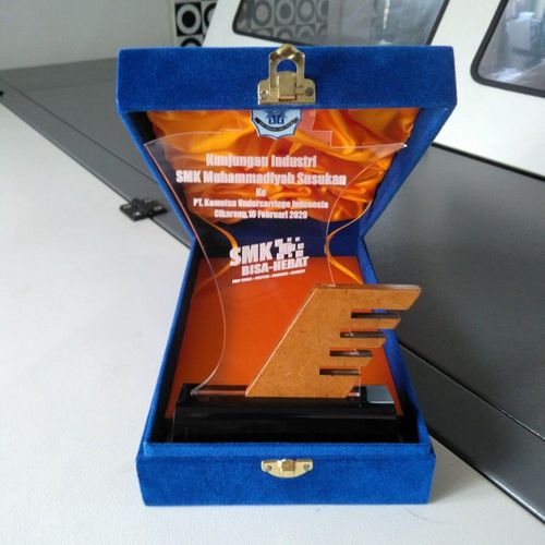 Acrylic Vandel Trophy Penghargaan Custom