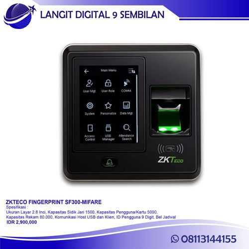 ZKTECO FINGERPRINT SF300-MIFARE