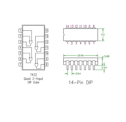 IC TTL - 74LS32