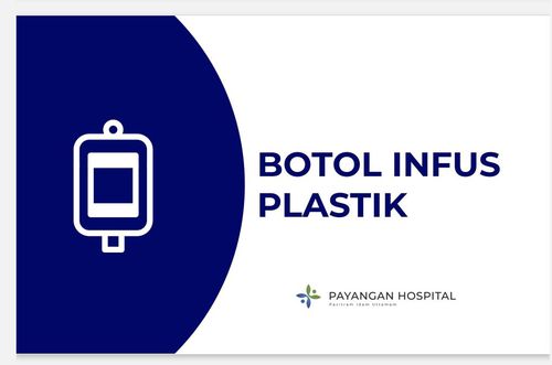 Sticker Botol Infus Plastik