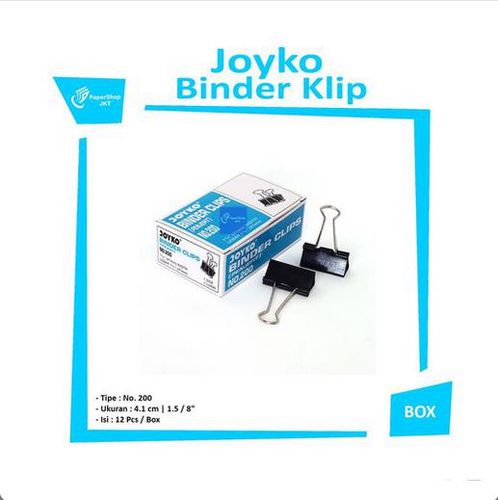 Binder Clip 200 - joyko Penjepit File Dokumen