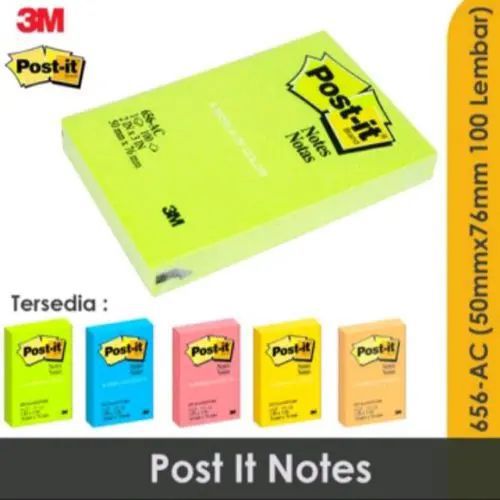 Post-it Sticky Note 656 3M - Biru Muda