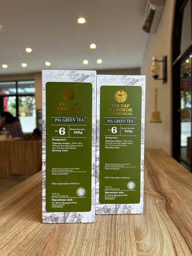 Pia Cap Mangkok isi 6 Rasa Basic - Green Tea