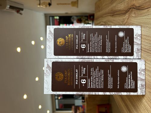 Pia Cap Mangkok isi 6 Rasa Basic - Coklat