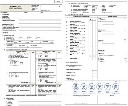 Cetak Form Rekamedis Rawat Jalan