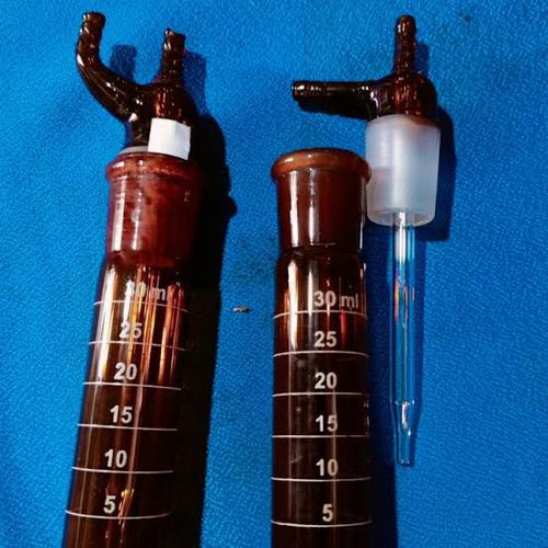 Botol Midget Impinger 30 ml - Cokelat Tua