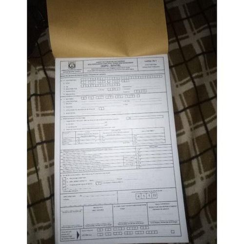 Custom Cetak Buku Ukuran Folio 1 Sisi ( 1 Muka / 1 ply ) - Monitoring Rjkn