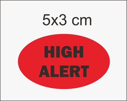 Sticker High-Alert Ukuran Besar