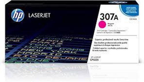 HP 307A Black & Colour Original LaserJet Toner Cartridge - Merah
