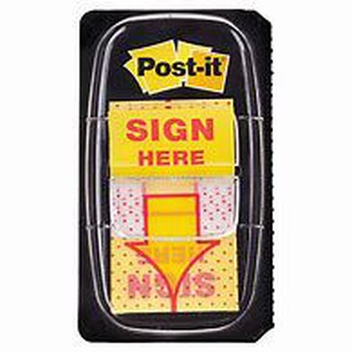 Post It Sign Here