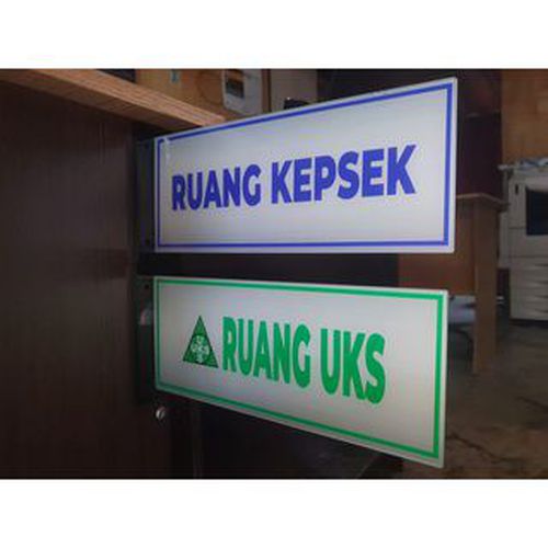 SIGNBOARD ruangan - 20 X 60