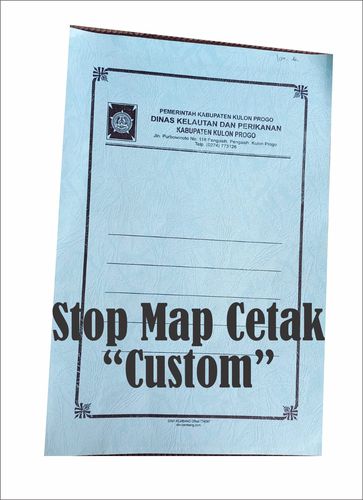 Stop Map cetak Custom