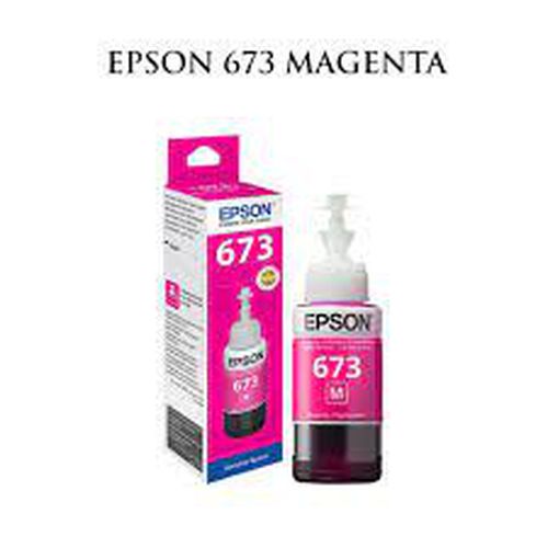 Epson Tinta Printer InkJet 673 Original Box - Merah