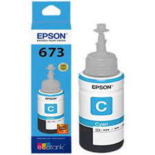Epson Tinta Printer InkJet 673 Original Box - Biru