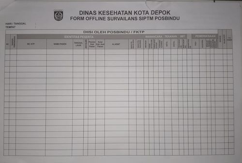 Cetak Custom Form - Form Offline Ptm