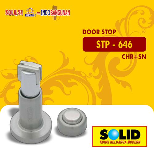 SOLID - DOOR STOP/ PENAHAN PINTU - STP 646 CHR+SN