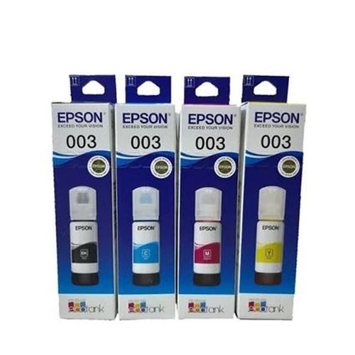 Tinta EPSON L3210 Black. Cyan. Yellow. Magenta