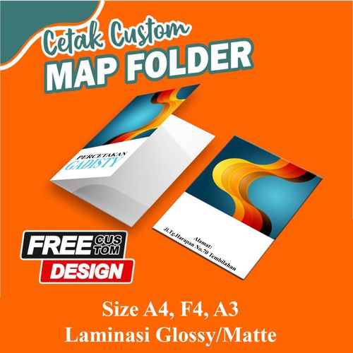 Cetak Map Custom Full Color