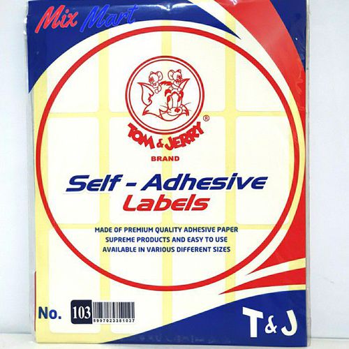 Kertas label 103