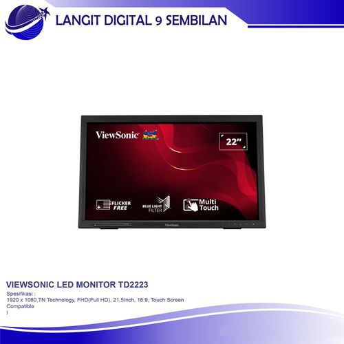 VIEWSONIC LED MONITOR 22 INCH TD2223