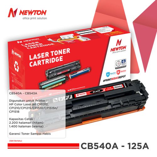 Newton Toner CB540A - 125A - Black