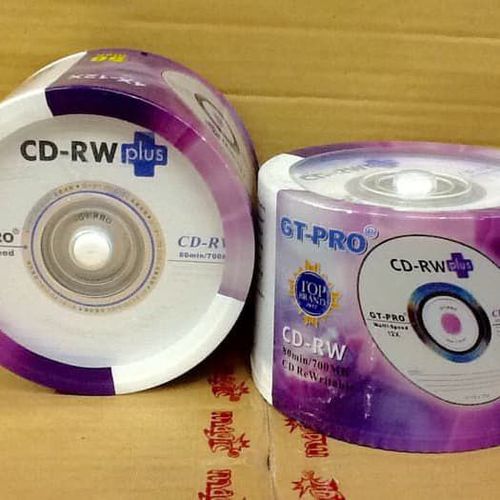 CD-RW GT PRO Kapasitas 700mb isi 50 pcs