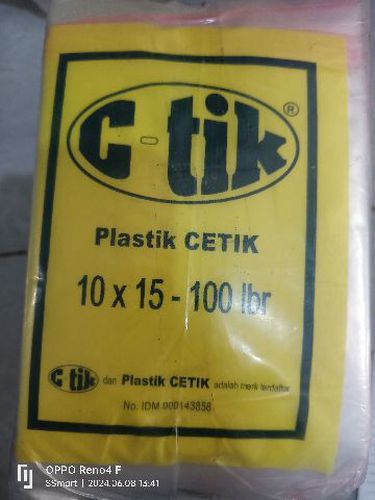 plastik cetik 10 x 15 -100lbr