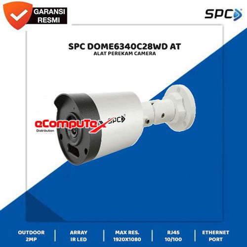 SPC CAMERA IP 2MPX OUTDOOR AUDIO+TF SLOT DOME6340C28WD AT - TKDN RESMI