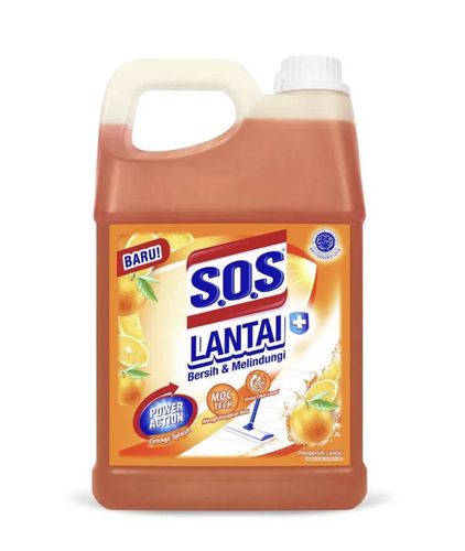 SOS P.LANTAI ORANGE JRG 4 L