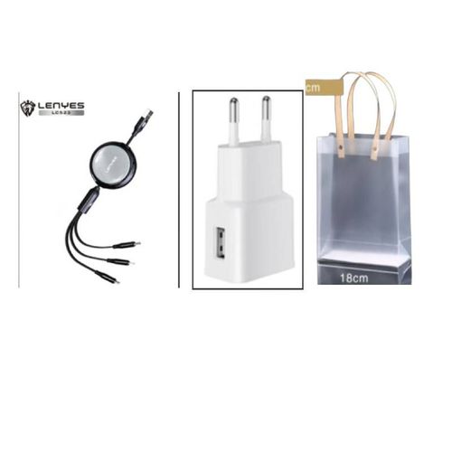 Paket USB 3in 1 dan Charger