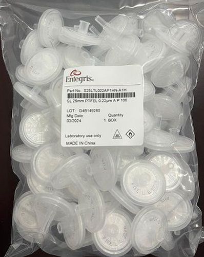 Syringe Filter PTFE 0.22um 25mm Entegris