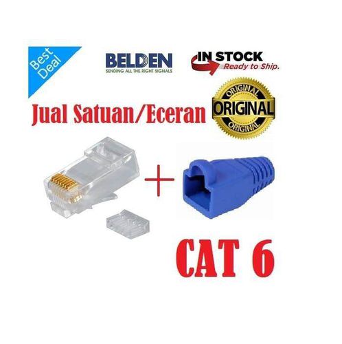 Cover RJ45 CAT6 Belden (Pack @50 Pcs)