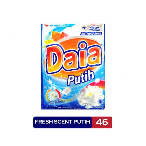 DAIA DETERGENT RENCENG 46g per3 - PUTIH