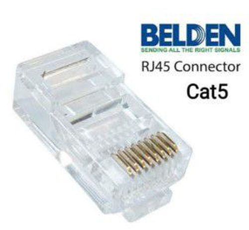 CONNECTOR RJ45 CAT5E UTP BELDEN ORIGINAL - 50 PC