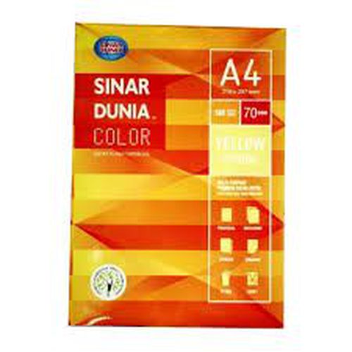 KERTAS A4 70 Gr, WARNA KUNING