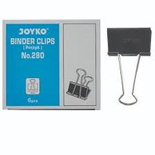 Binder Clip - No 280 (isi 6 buah) /Kotak