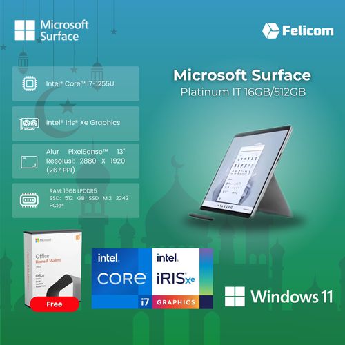 Microsoft Surface Pro 9 i7/16GB/512GB Graphite IT Platinum IT - Graphite IT