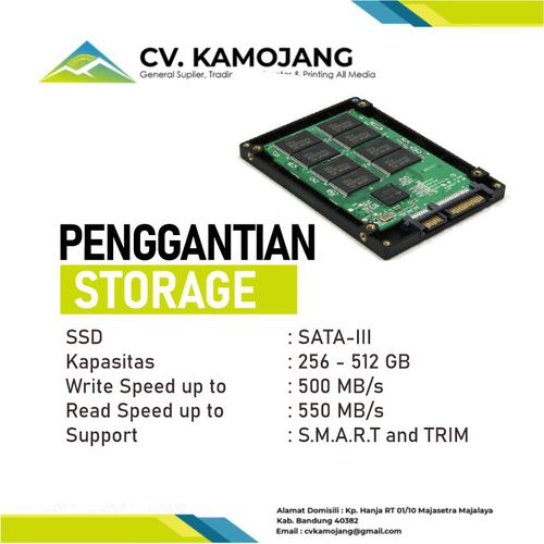 Penggantian Storage