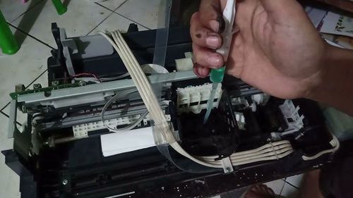 FLUSHING HEAD/CARTRIDGE PRINTER - CARTRIDGE