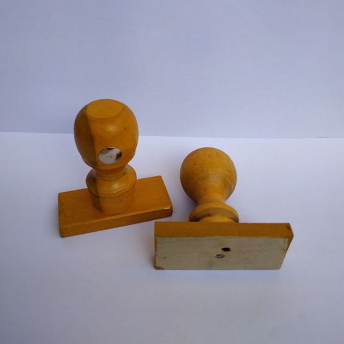 STEMPEL KAYU + BAK UK 10X7