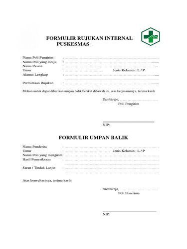 FORM RUJUKAN