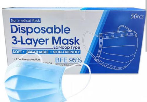 Disposable 3 Layer Mask / Masker