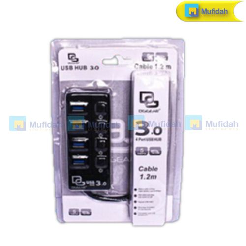 DIGIGEAR USB HUB 4 PORT + SAKLAR 3,0 1.2M
