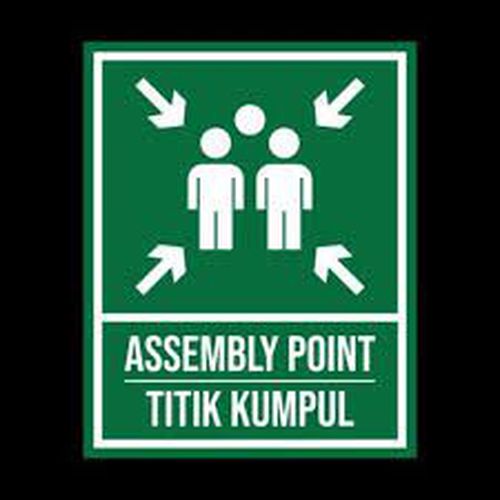 RAMBU TITIK KUMPUL (ASSEMBLY POINT) - 35X50