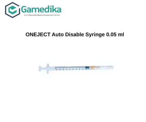 ONEJECT Auto Disable Syringe 0.05 ml